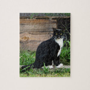 Quebra-cabeça Country Tuxedo Cat