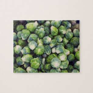 Quebra-cabeça Couves de Bruxelas frescas verde-clara