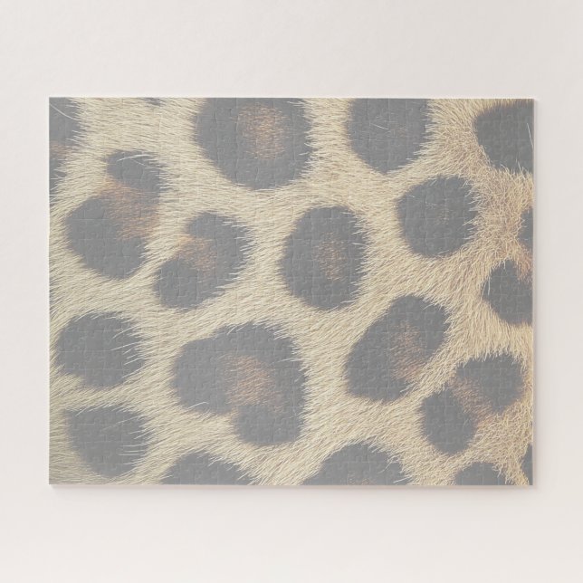 Quebra-cabeça Cow Black White Spots Fur (Horizontal)