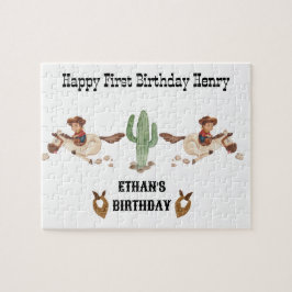 Quebra-cabeça Cowboy Birthday Rodeo