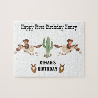 Quebra-cabeça Cowboy Birthday Rodeo