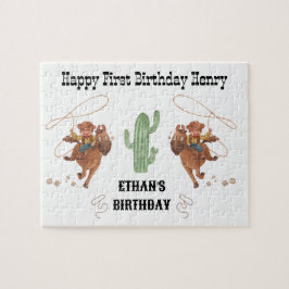 Quebra-cabeça Cowboy Birthday Rodeo