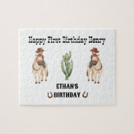 Quebra-cabeça Cowboy Birthday Rodeo