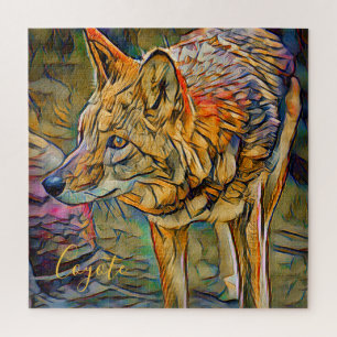 Quebra-cabeça Coyote [quebra-cabeça de serra quadrada]