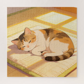 Quebra-cabeça Cozy Napping Cat Puzzle
