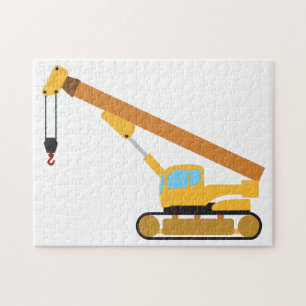 Quebra-cabeça Crane Construction Truck