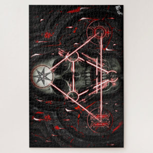 Quebra-cabeça crânio 888