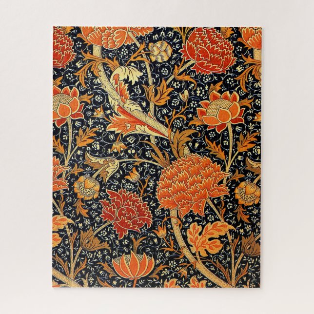 Quebra-cabeça Cray, um padrão de colheita William Morris (Vertical)