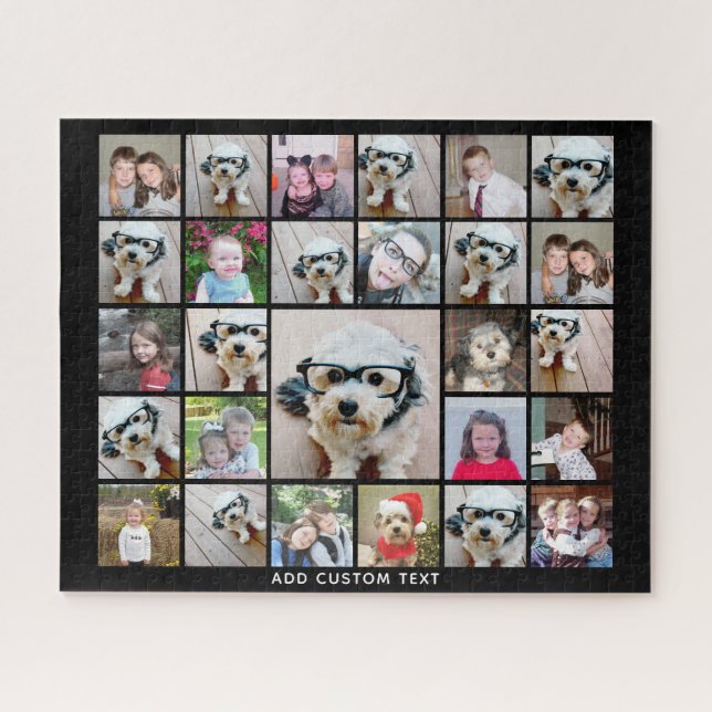 Quebra-cabeça Create a Funky Photo Collage with 27 Photos (Horizontal)