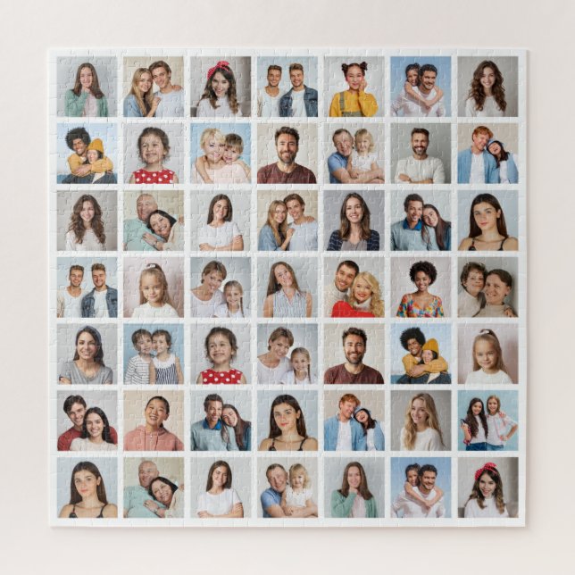 Quebra-cabeça Create Your Own 49 Photo Collage (Vertical)