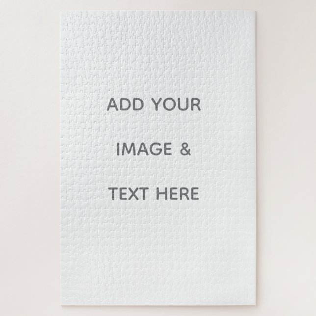 Quebra-cabeça Create Your Own white  (Vertical)