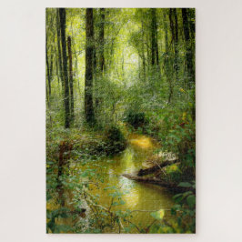 Quebra-cabeça CREEK IN THE WOODS Jigsaw Puzzle