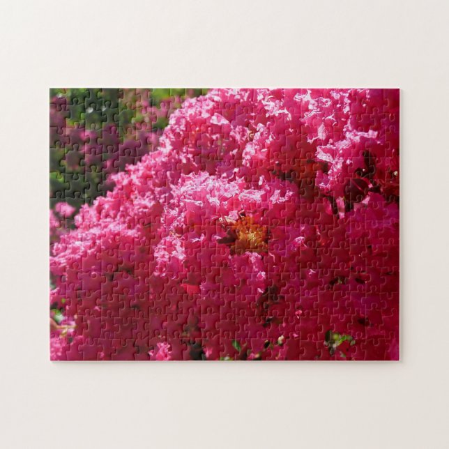 Quebra-cabeça Crepe Myrtle Tree Magenta Floral (Horizontal)