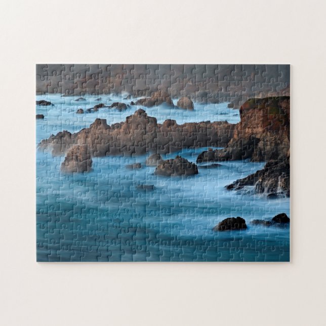 Quebra-cabeça Crepúsculo na enseada de Soberanes (Horizontal)