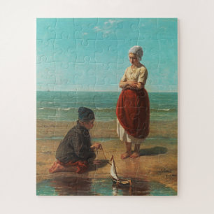Quebra-cabeça Crianças do mar, Jozef Israels