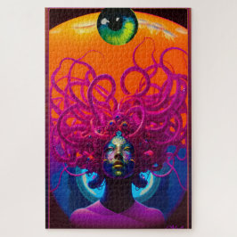 Quebra-cabeça Crianças do Surrealismo de Medusa Ken Gage