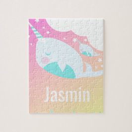 Quebra-cabeça Crianças Mágicas Gradientes de Arco-Íris Narbaleia