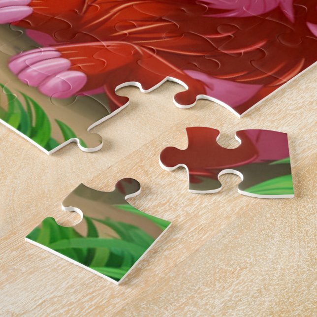 Quebra-cabeça Crianças Safari Wilderness cria nome próprio (Lateral)