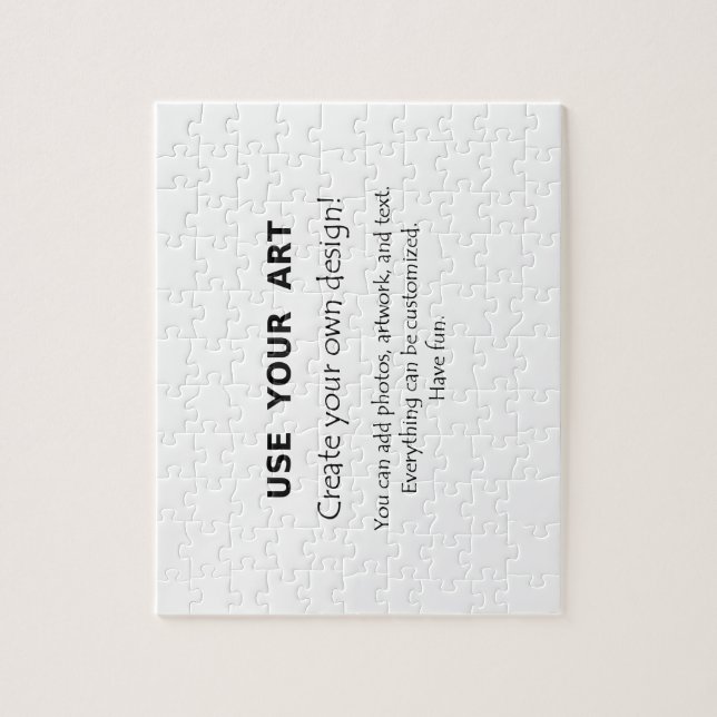 Quebra-cabeça Criar meu próprio design ele eu mesmo uso minhas (Vertical)