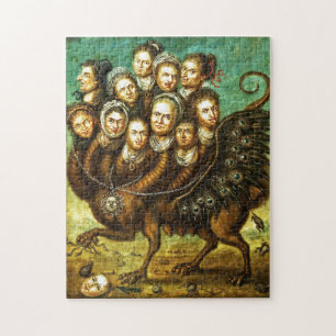 Quebra-cabeça Criatura de Asas de Chimera no início do século
