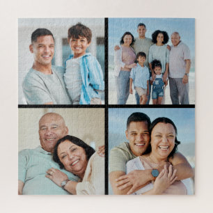 Quebra-cabeça Crie a sua própria colagem de 4 fotos