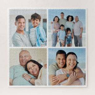 Quebra-cabeça Crie a sua própria colagem de 4 fotos