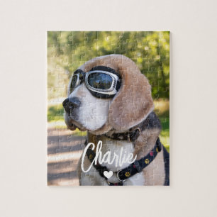 Quebra-cabeça Crie o Nome da Foto do Seu Cachorro