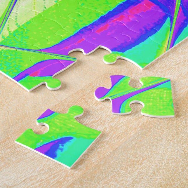 Quebra-cabeça Crie seu próprio Deus abençoe seu texto inspirador (Lateral)