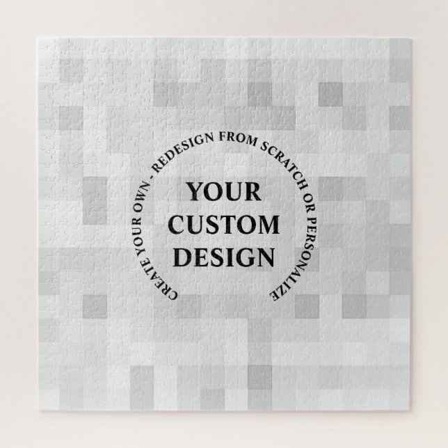 Quebra-cabeça Crie seu próprio personalizado completamente (Vertical)