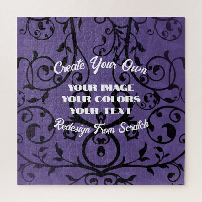 Quebra-cabeça Crie seu próprio personalizado completamente (Vertical)