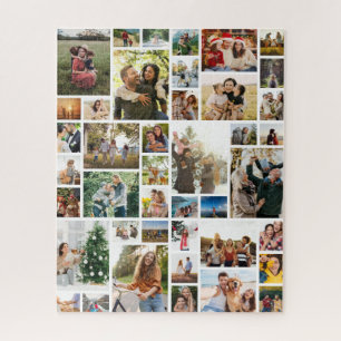 Quebra-cabeça Crie Sua Colagem Personalizada de 42 Fotos