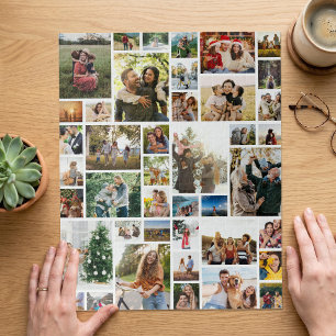 Quebra-cabeça Crie Sua Colagem Personalizada de 42 Fotos