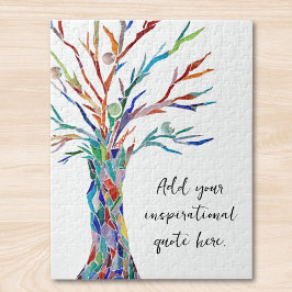 Quebra-cabeça Crie sua própria citação motivacional inspiraciona