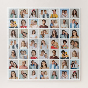 Quebra-cabeça Crie Sua Própria Colagem de 49 Fotos