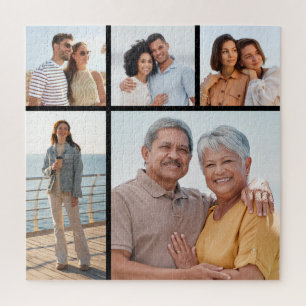 Quebra-cabeça Crie Sua Própria Colagem de 5 Fotos