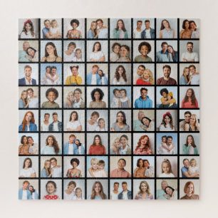 Quebra-cabeça Crie Sua Própria Colagem de 64 Fotos
