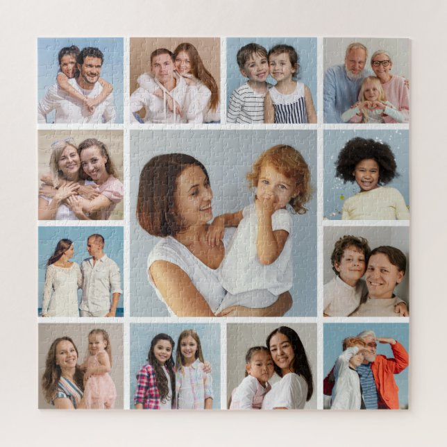 Quebra-cabeça Crie Sua Própria Colagem De Fotos 13 (Vertical)