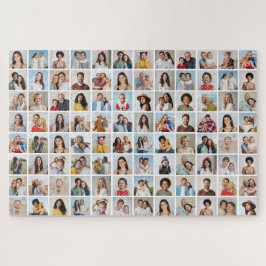 Quebra-cabeça Crie Sua Própria Cor Editável Da Colagem De Fotos 