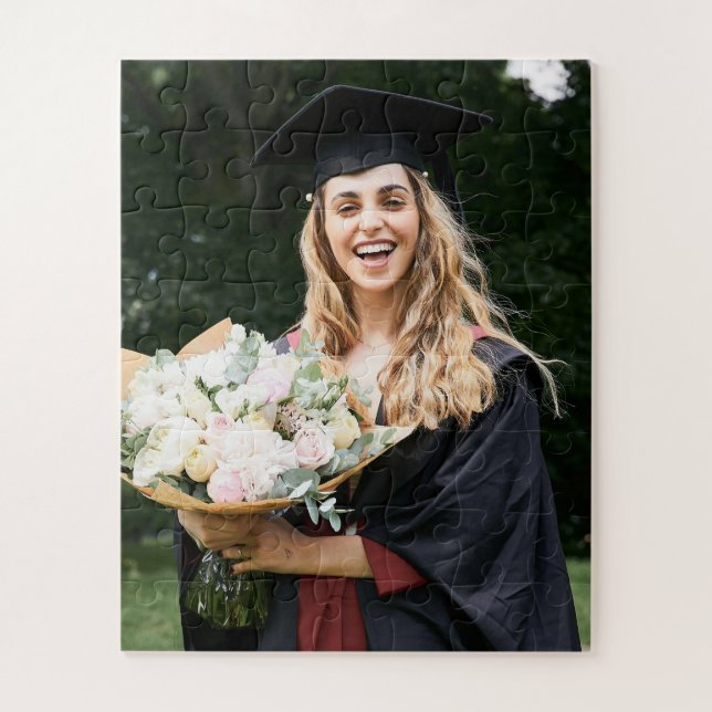 Quebra-cabeça Crie Sua Própria Foto de Graduado Personalizada (Vertical)