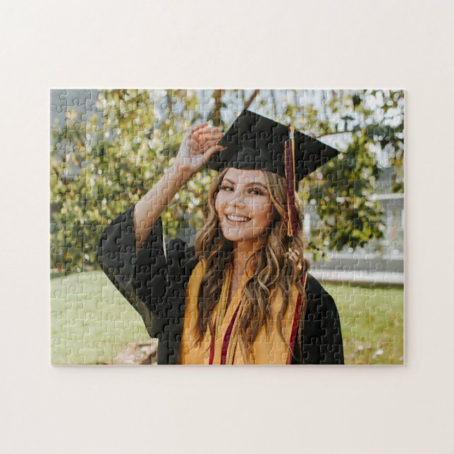 Quebra-cabeça Crie Sua Própria Foto Personalizada de Graduação (Horizontal)