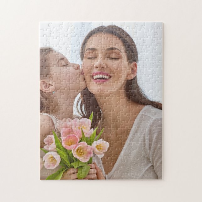 Quebra-cabeça Crie Sua Própria Foto Personalizada Mães e Eu (Vertical)