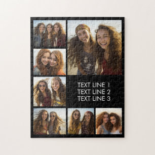 Quebra-cabeça Crie uma Colagem de Fotos Personalizada com 7 Foto