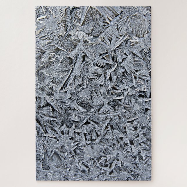 Quebra-cabeça Cristais Frost Fecham Foto (Vertical)