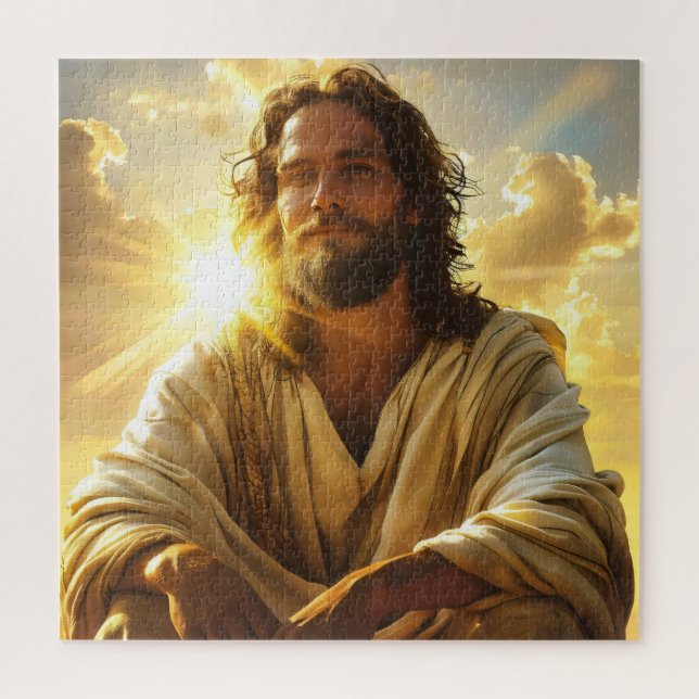 Quebra-cabeça Cristianismo religioso Jesus (Vertical)