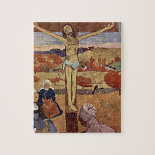 Quebra-cabeça Cristo amarelo de Paul Gauguin, Vintage Fine Art