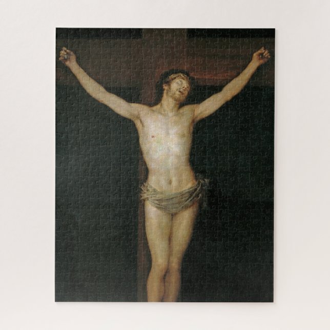 Quebra-cabeça Cristo Crucificado (Jesus na Cruz) (de Goya) (Vertical)