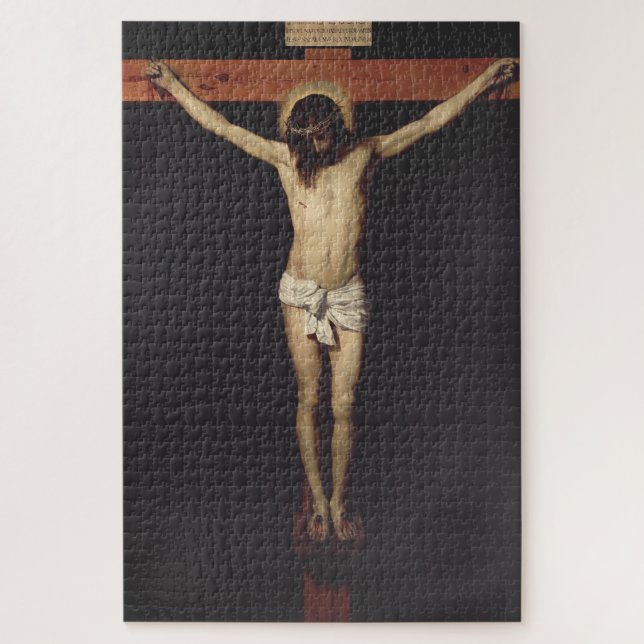 Quebra-cabeça Cristo Crucificado por Diego Velazquez (Vertical)