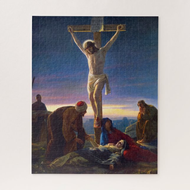 Quebra-cabeça Cristo da Cruz por Carl Bloch (Vertical)