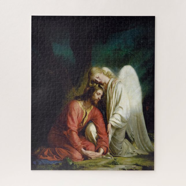 Quebra-cabeça Cristo de Gethsemane por Carl Bloch (Vertical)