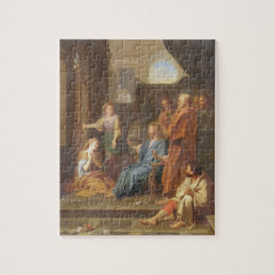 Quebra-cabeça Cristo na casa de Martha e de Mary
